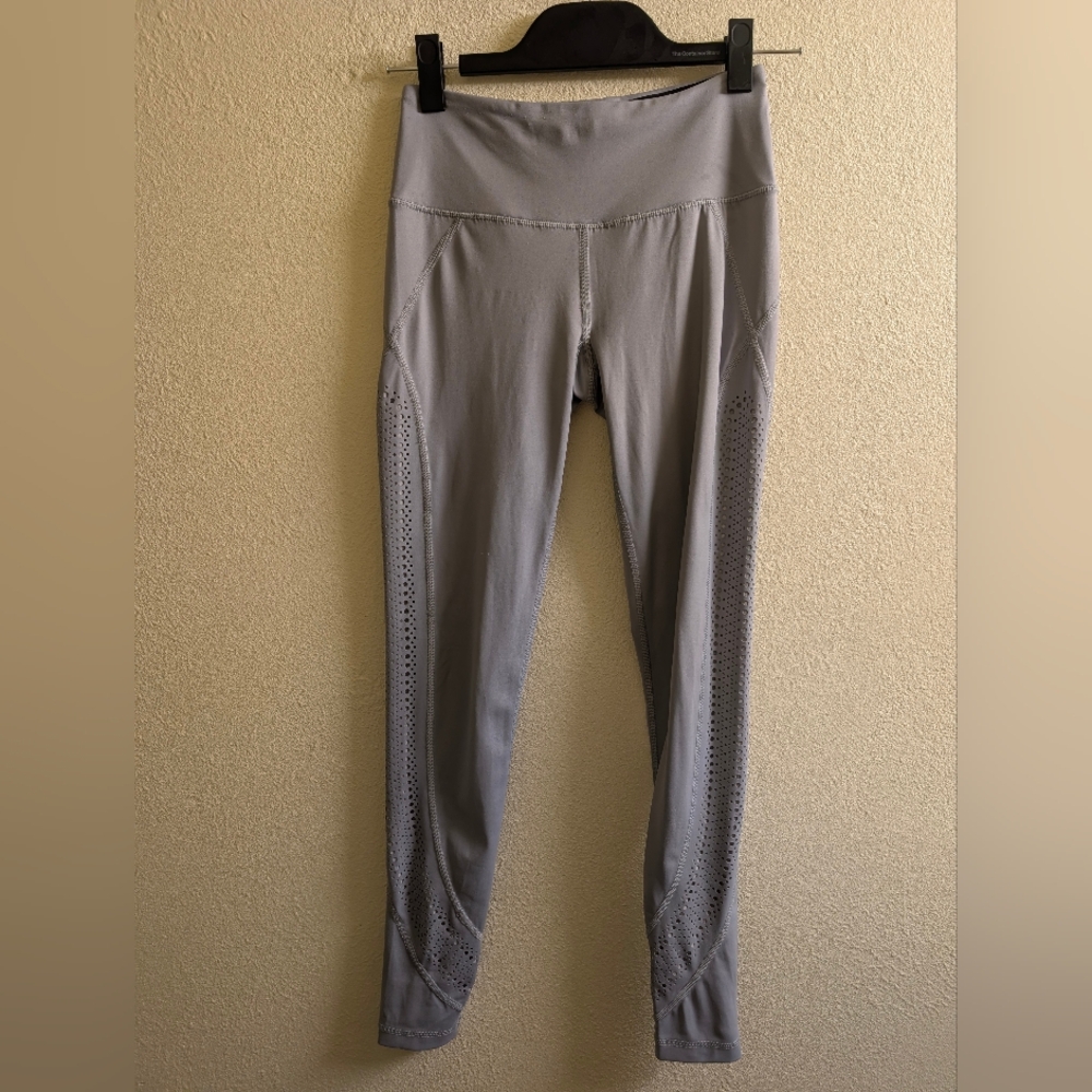 Victoria's Secret Sport Grey Cutout Mesh Leggings
